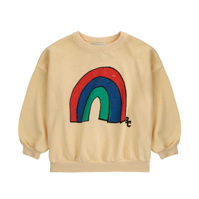 Rainbow Sweatshirt - Light Yellow