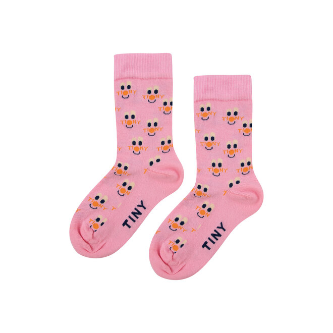 Clowns Medium Socks - Pink