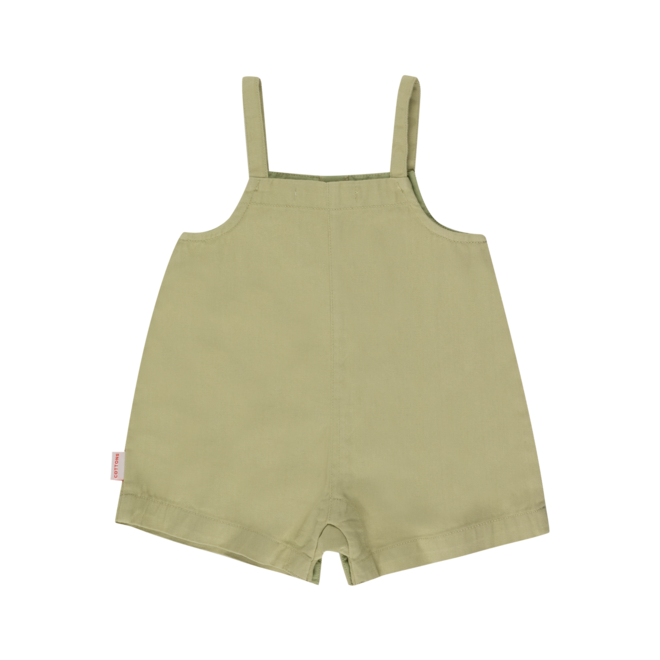 Tiny Peace Baby Dungaree - Olive Green