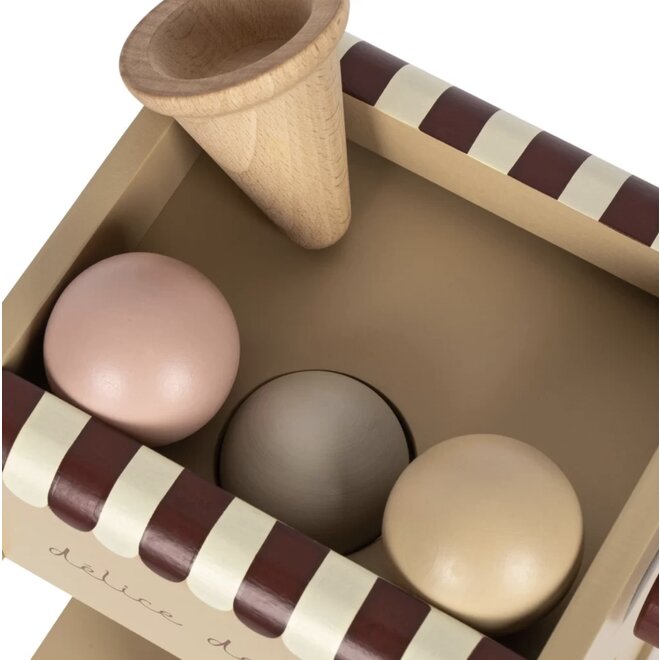 Wooden Ice Cream Maker Fsc - Beige