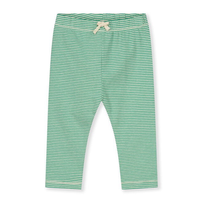 Baby Leggings - Bright Green Cream