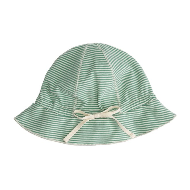 Baby Sun Hat - Bright Green Cream