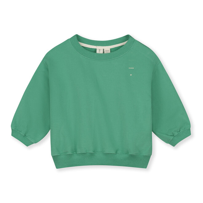 Baby Dropped Shoulder Sweater - Bright Green