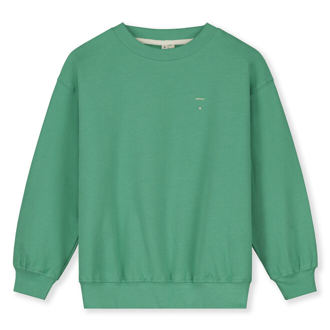 Dropped Shoulder Sweater - Bright Green