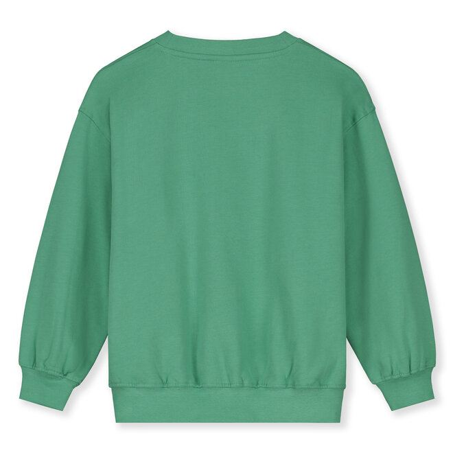 Dropped Shoulder Sweater - Bright Green