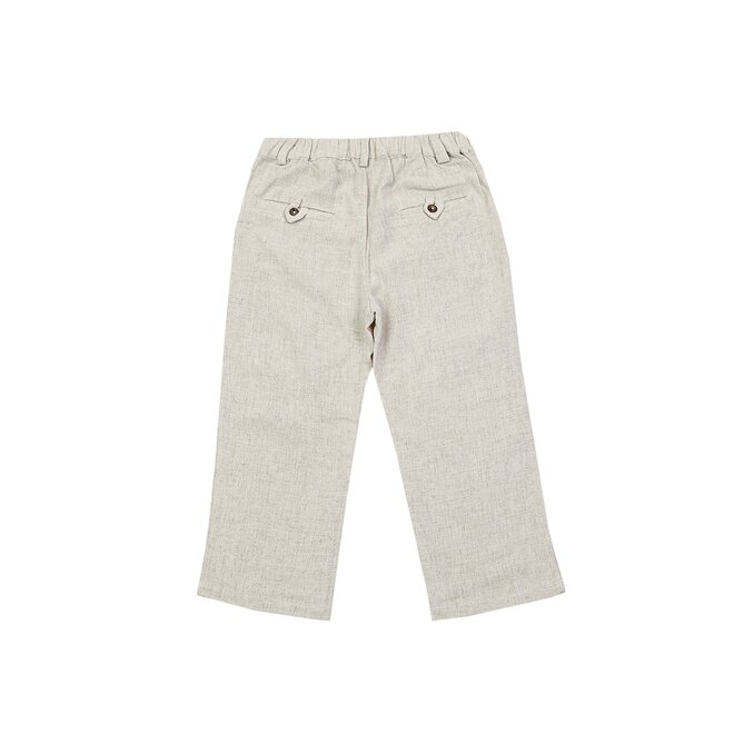 Dado Trousers - Warm White Melange