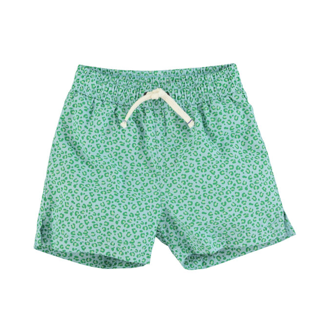 Swim Shorts Animal Print - Green