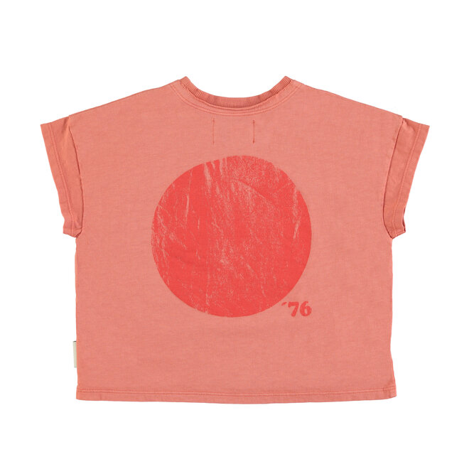 T-shirt W/Hot Hot Print - Terracotta