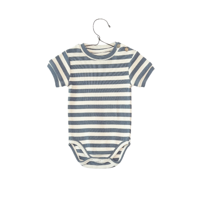 Striped Baby Rib Body - Sea