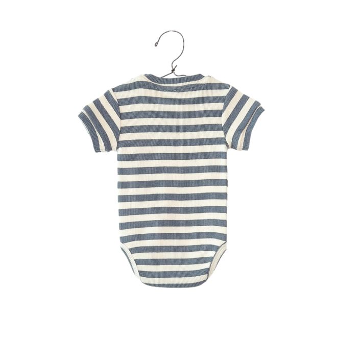 Striped Baby Rib Body - Sea