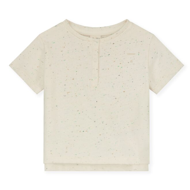 Baby S/S Henley Tee - Sprinkles