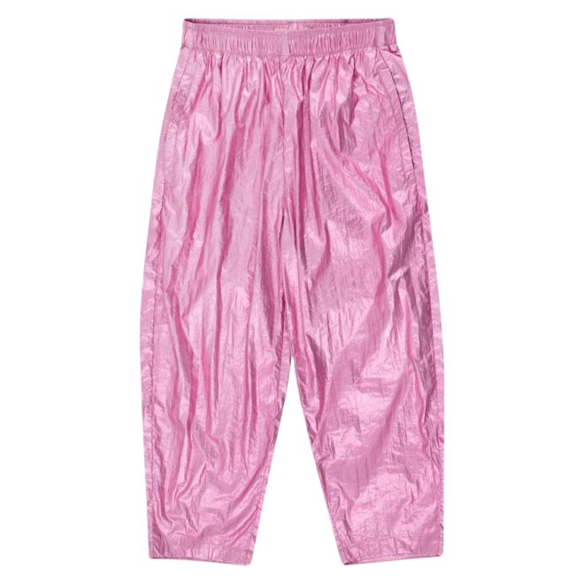 Shiny Barrel Pant - Metallic Pink