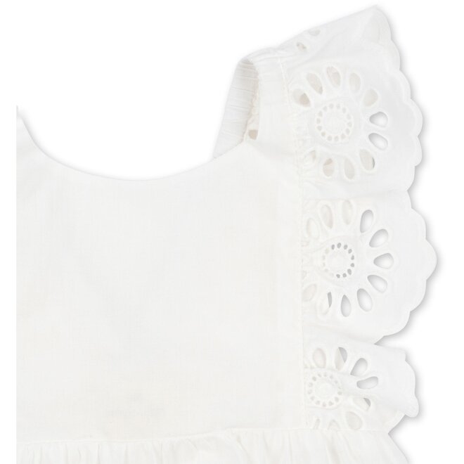 Posey Romper - Optic White