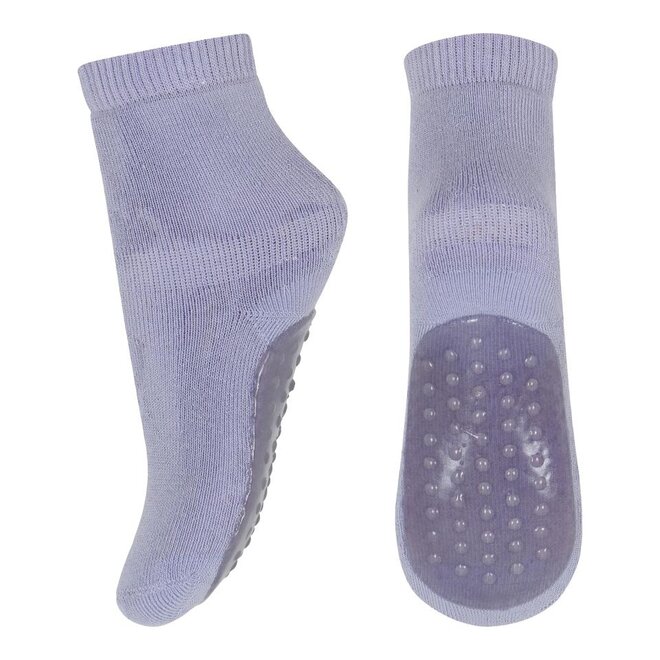 Cotton Socks - Anti-Slip - Lavender Sky