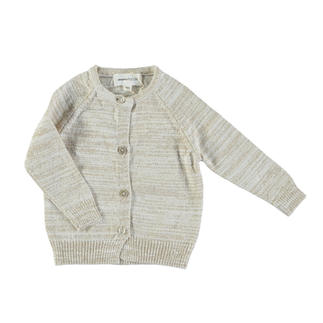 Baby Cardigan  - Gold