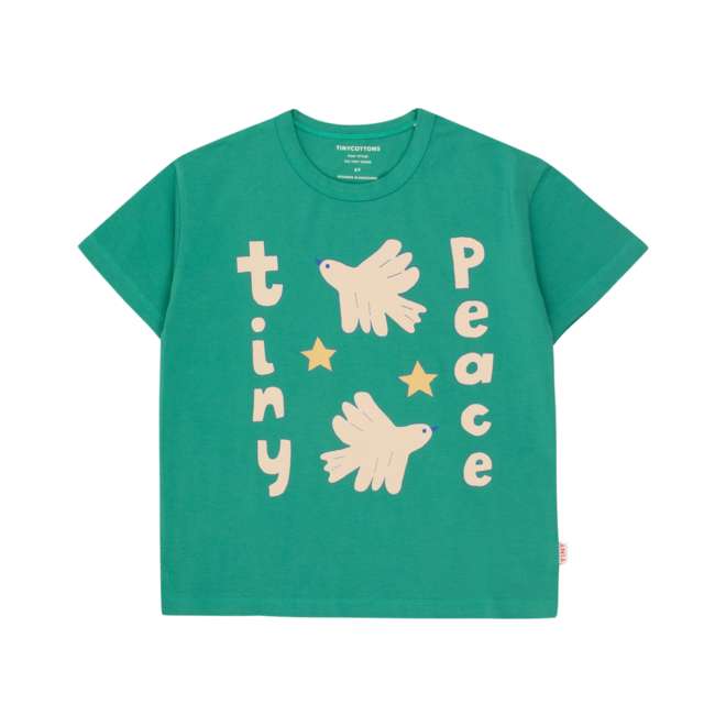 Tiny Peace Tee - Emerald