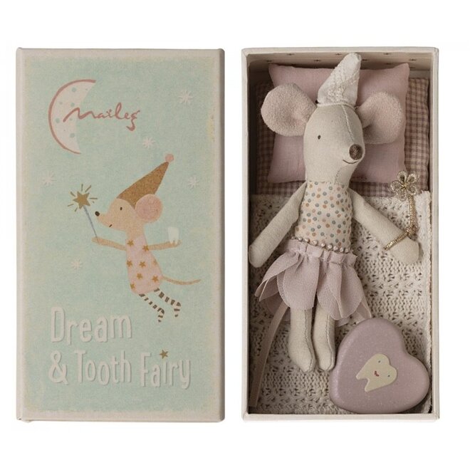 Tooth Fairy Mouse Little Sister In Matchbox