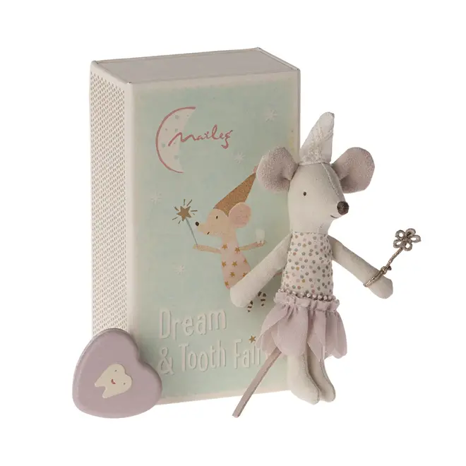 Tooth Fairy Mouse Little Sister In Matchbox