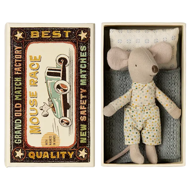 Little Brother Mouse In Matchbox