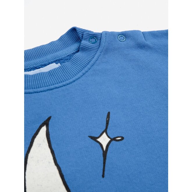 Baby Beneath The Moon Sweatshirt - Blue