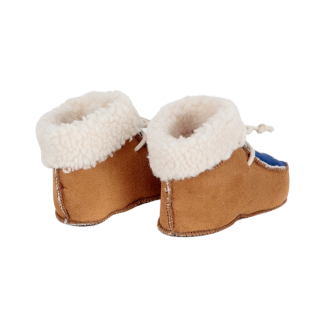 Baby Beneath The Moon Booties - Light Brown