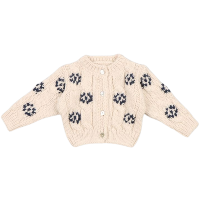 Osaka Baby Cardigan - Vanilla Cream