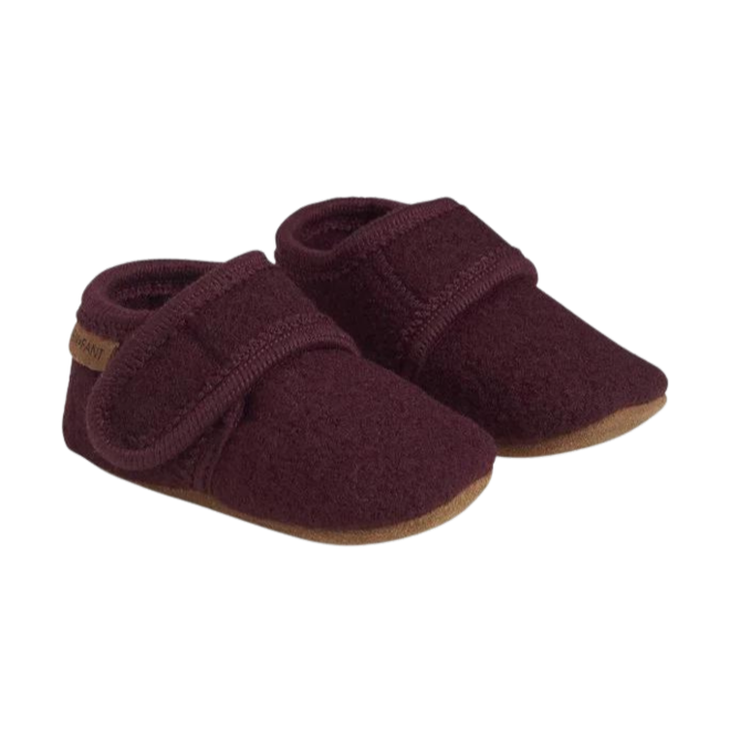 Baby Wool Slippers - Winetasting