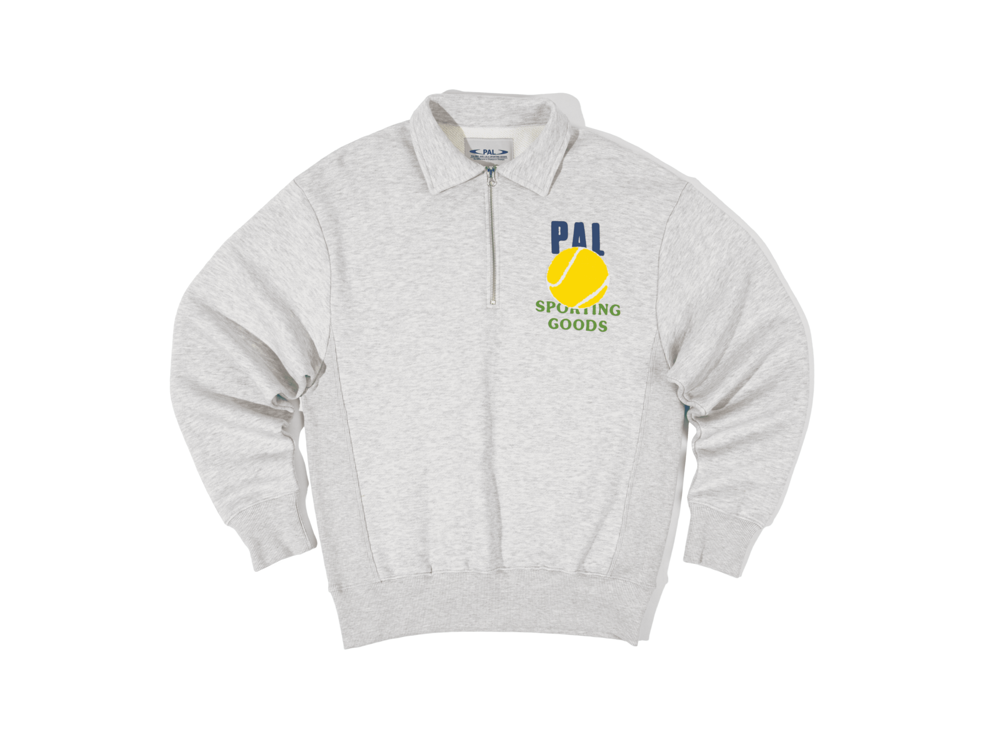 League half zip light gray marl PAL League half zip light gray marl