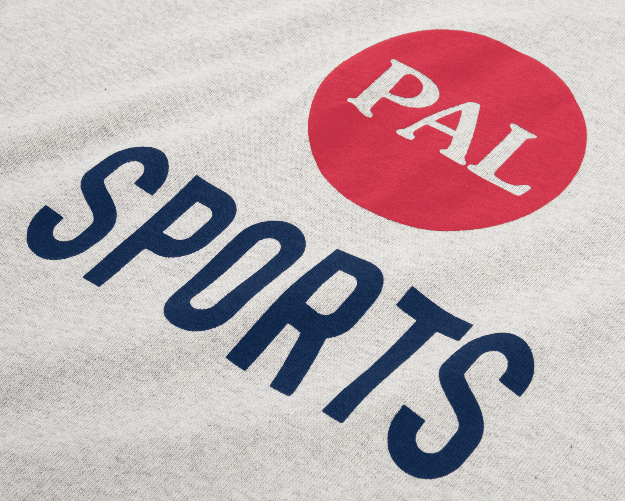 PAL Broadcast logo tshirt light gray marl