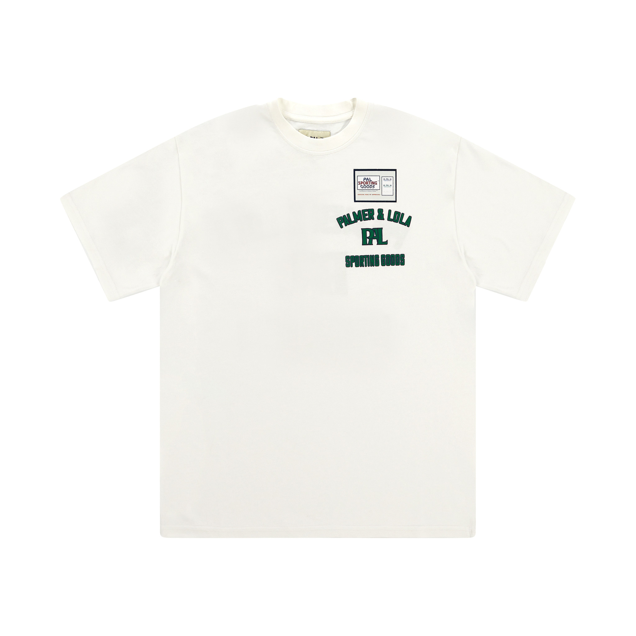 New Arch Logo T-Shirt Antique White - PAL Sporting goods