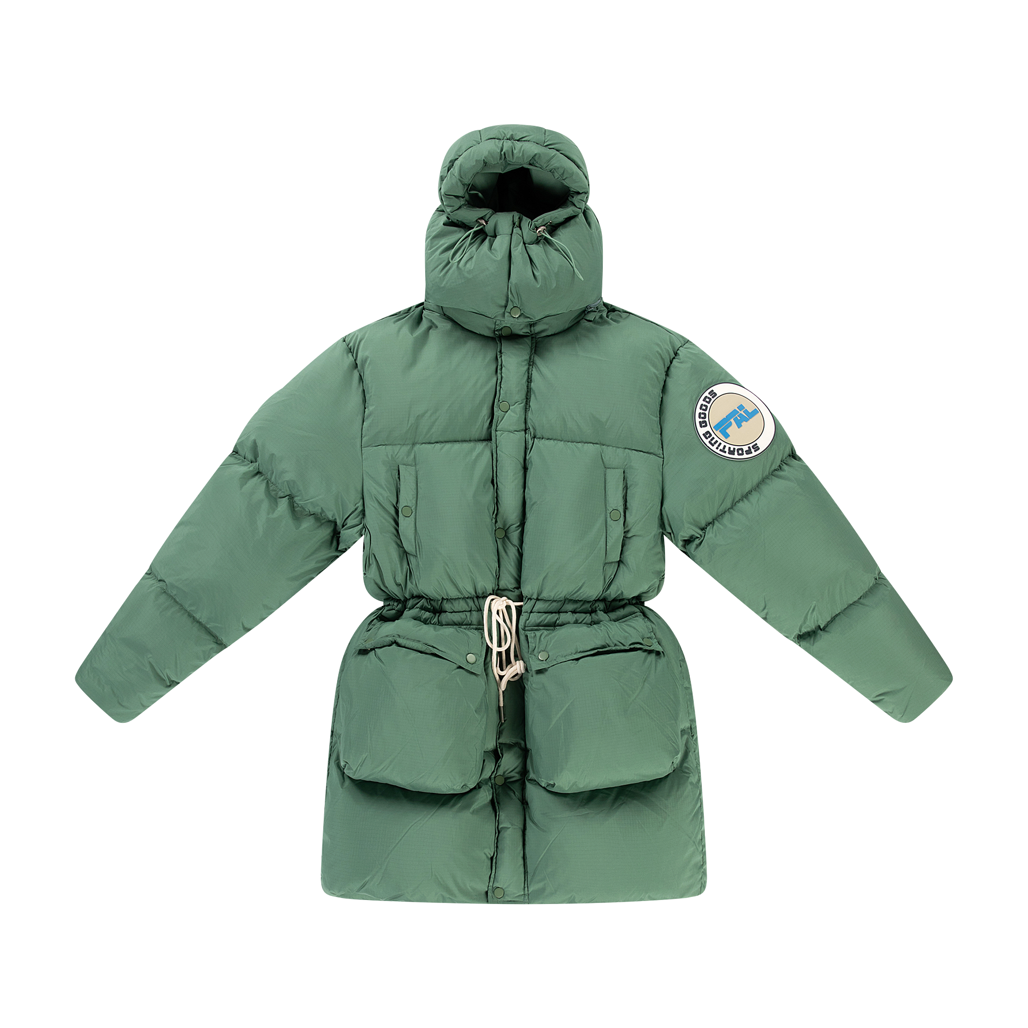 First Ascent Long Down Coat Outdoor Green