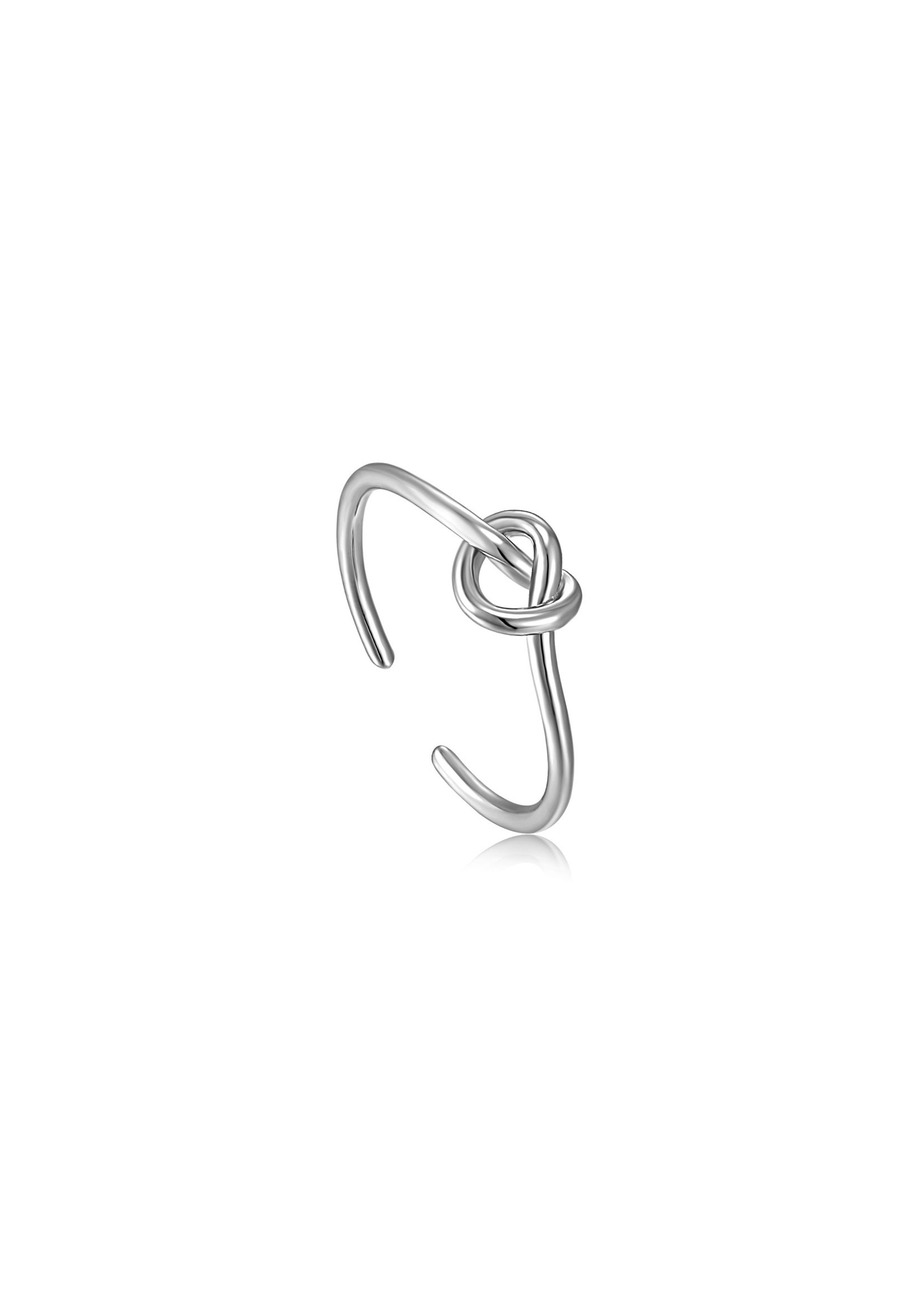 Ania Haie SILVER KNOT ADJUSTABLE RING