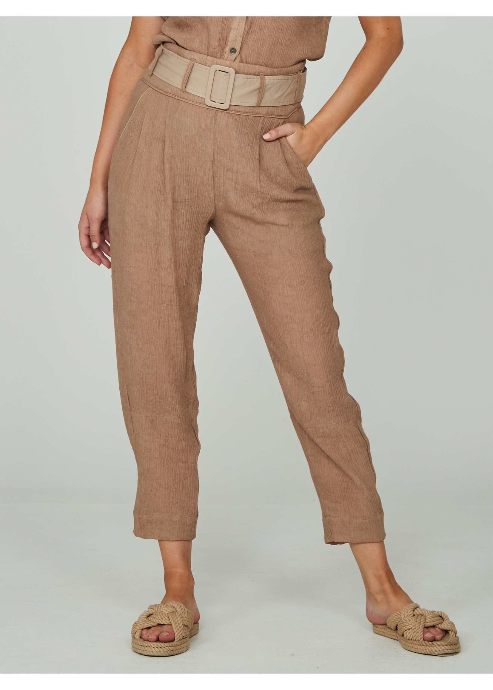 NÜ Luci Trousers Light Taupe