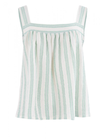 Anna Blousetop Green Stripe