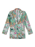 Esqualo Blazer tropical paisley print