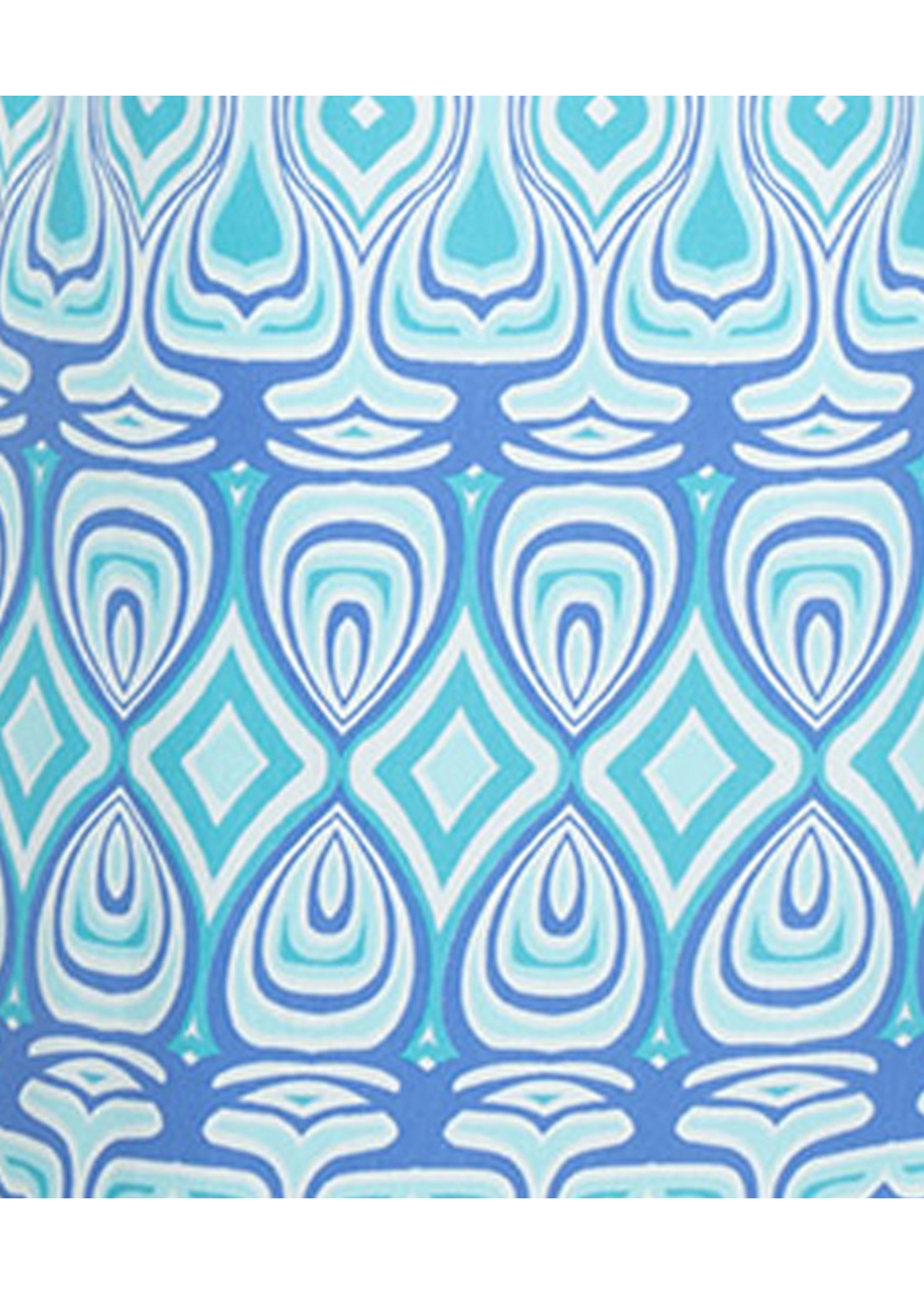 Esqualo Skirt Graphic Blues	Print