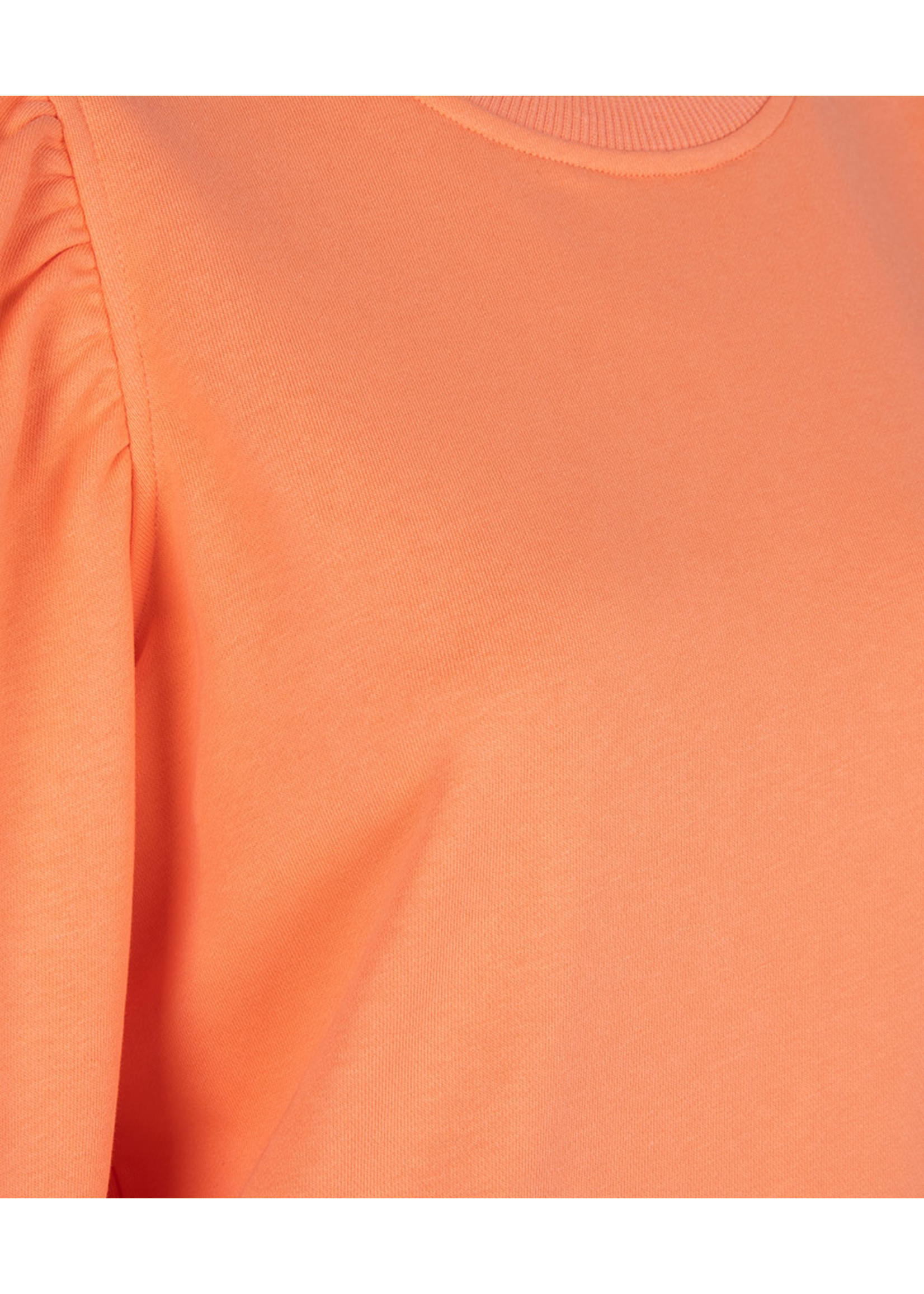 Esqualo Sweater puffy sleeve	Bright Peach