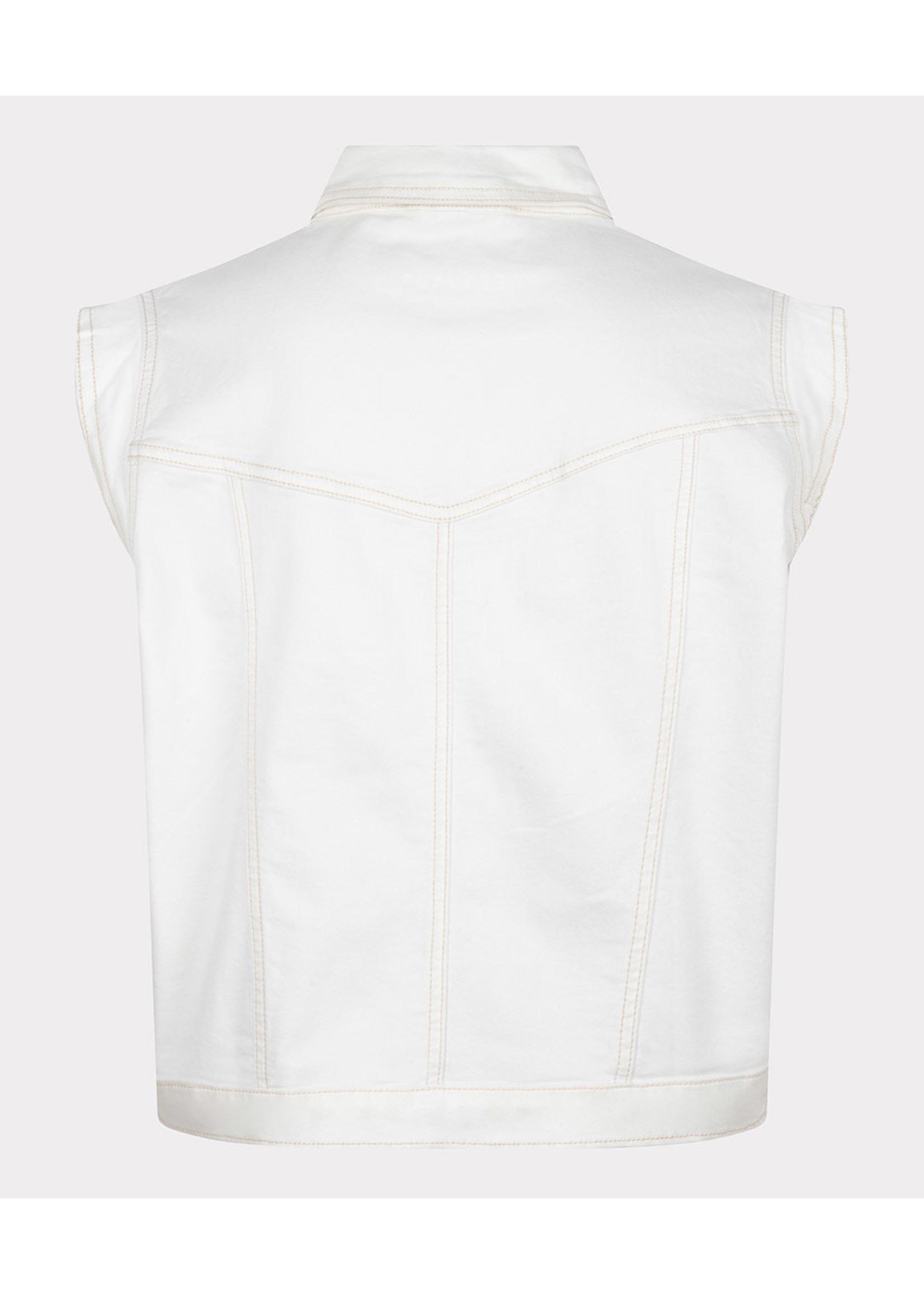 Esqualo Gilet jeans denim Off White Diez Mode valkenburg Diez Mode