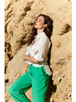 Anna Pantalon Bright Green Solid