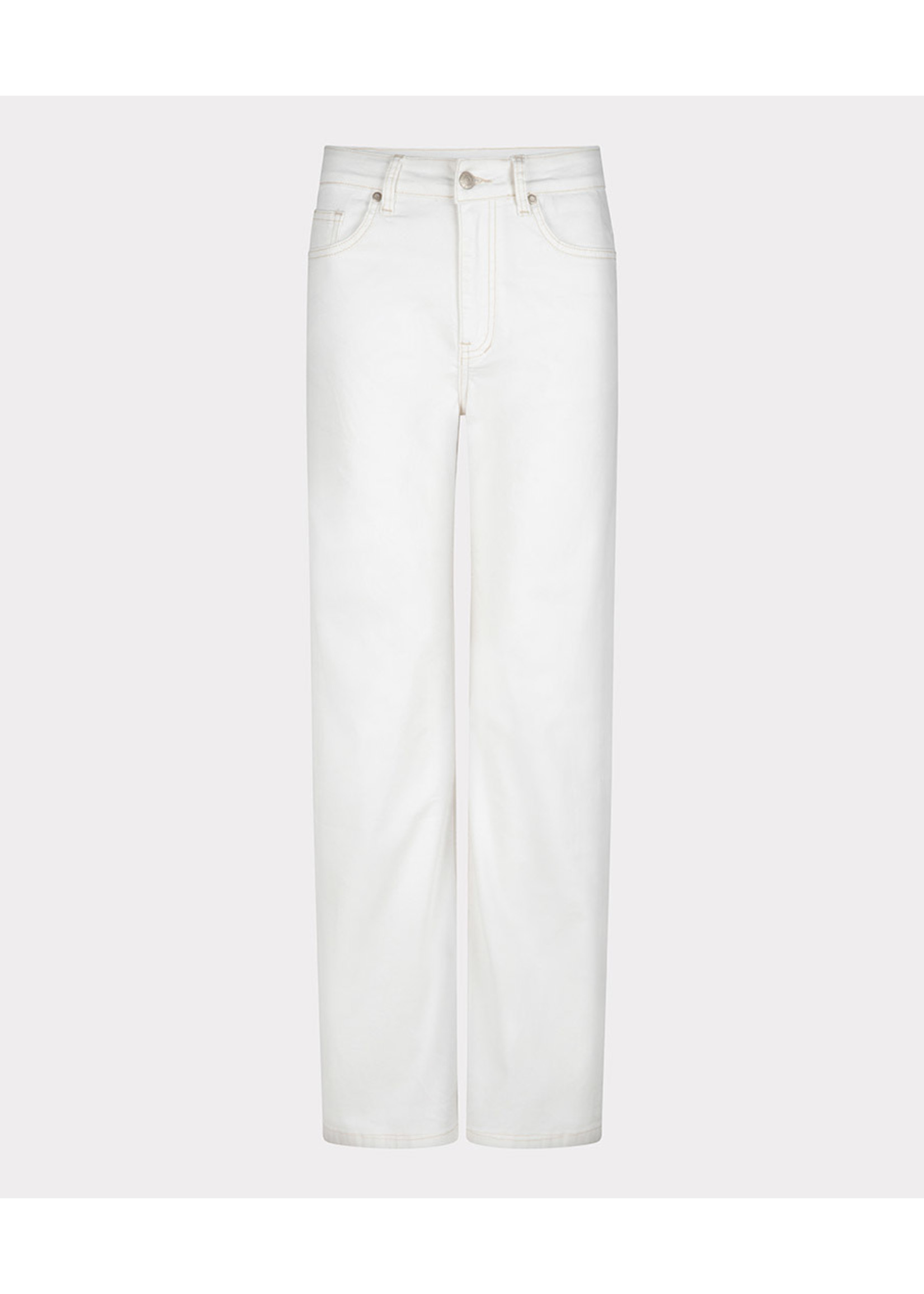 Esqualo Trousers wide denim Off White