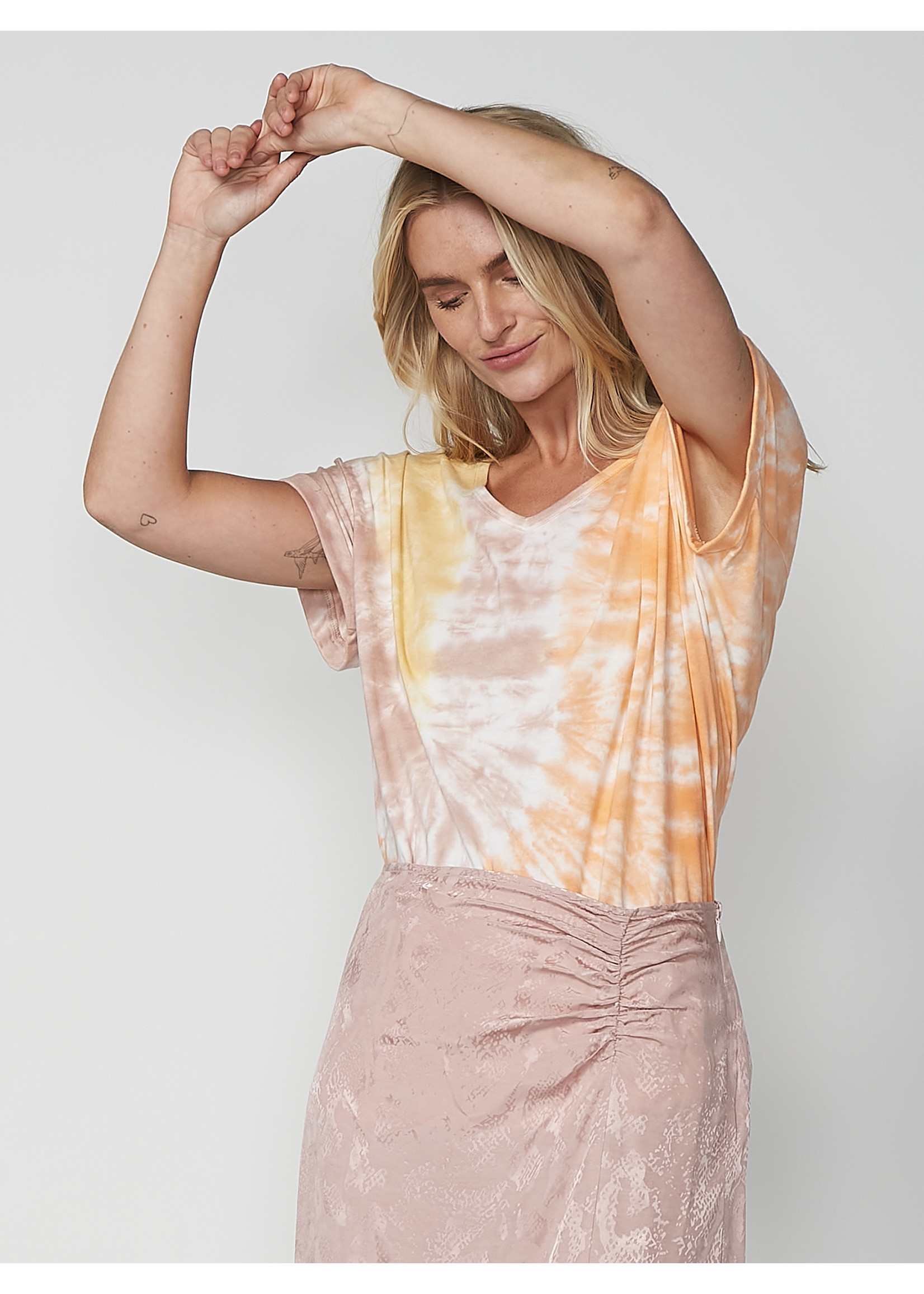 NÜ Polly Tee Hot Orange mix