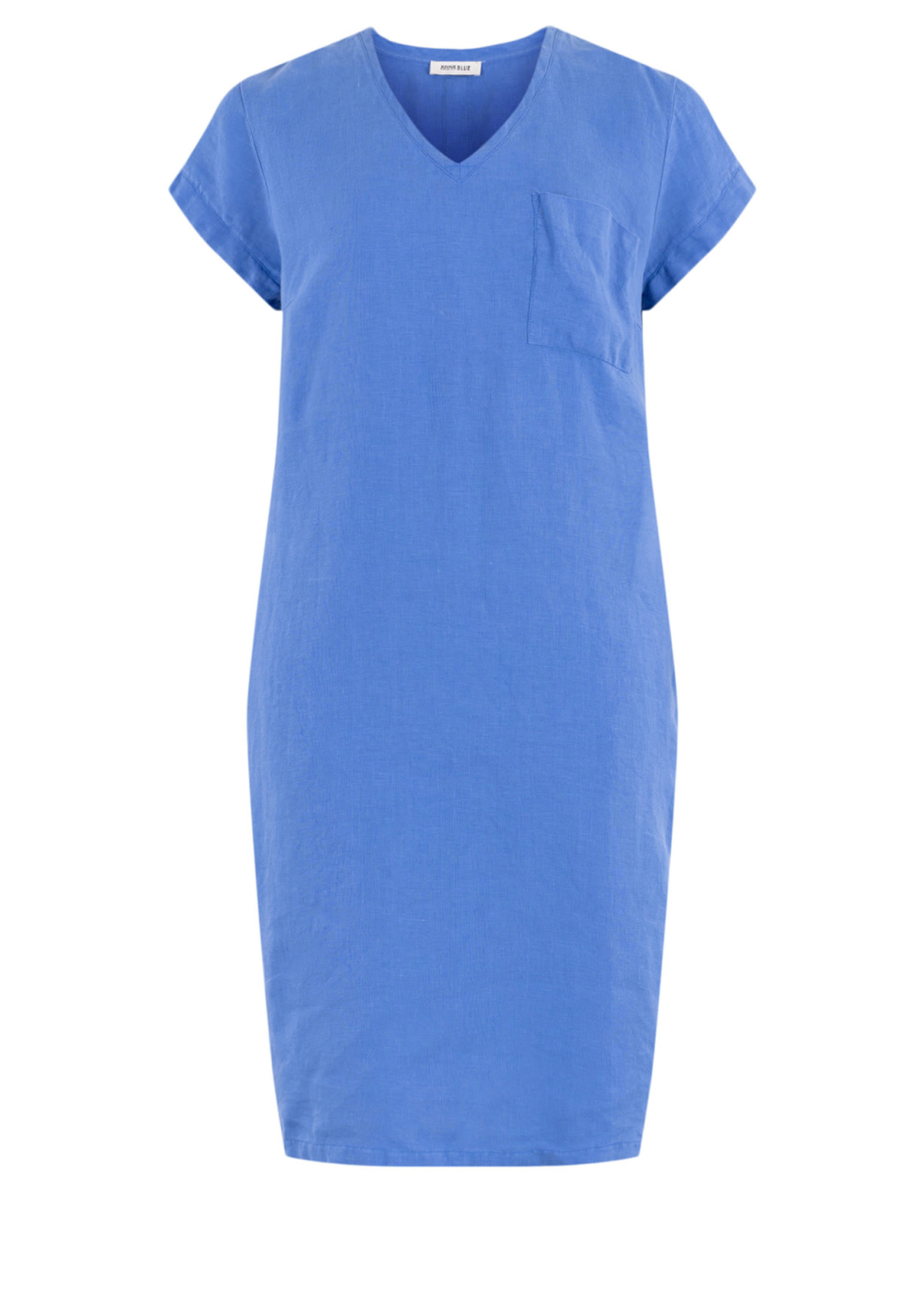 Anna Blue Vay Dress Sky Blue Solid