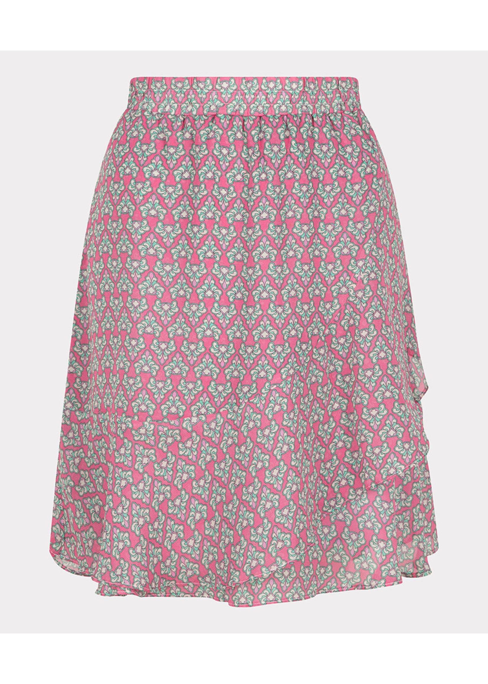 Esqualo Skirt volant mini shimmer print