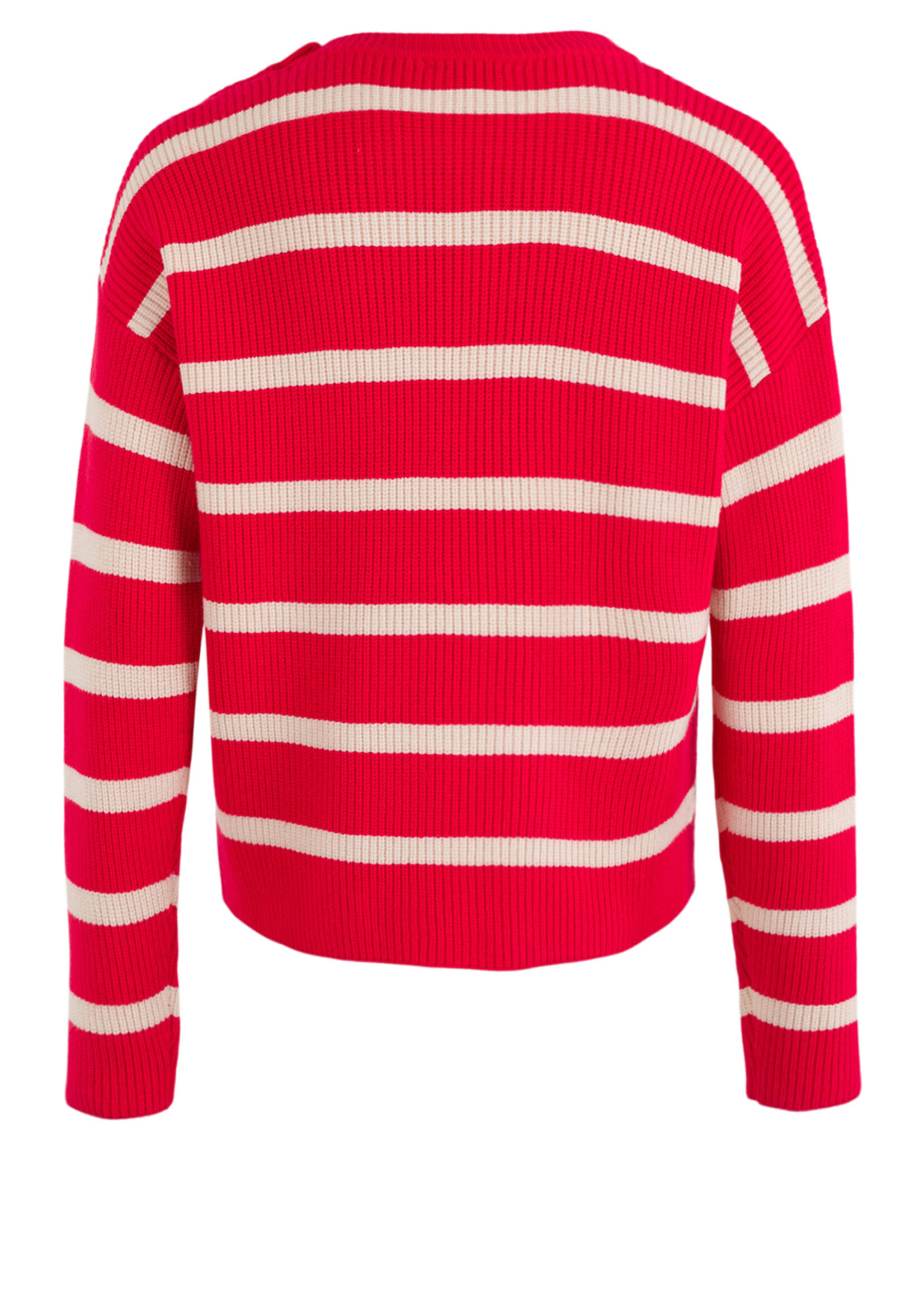 Anna Blue Mae Pullover Red Stripe