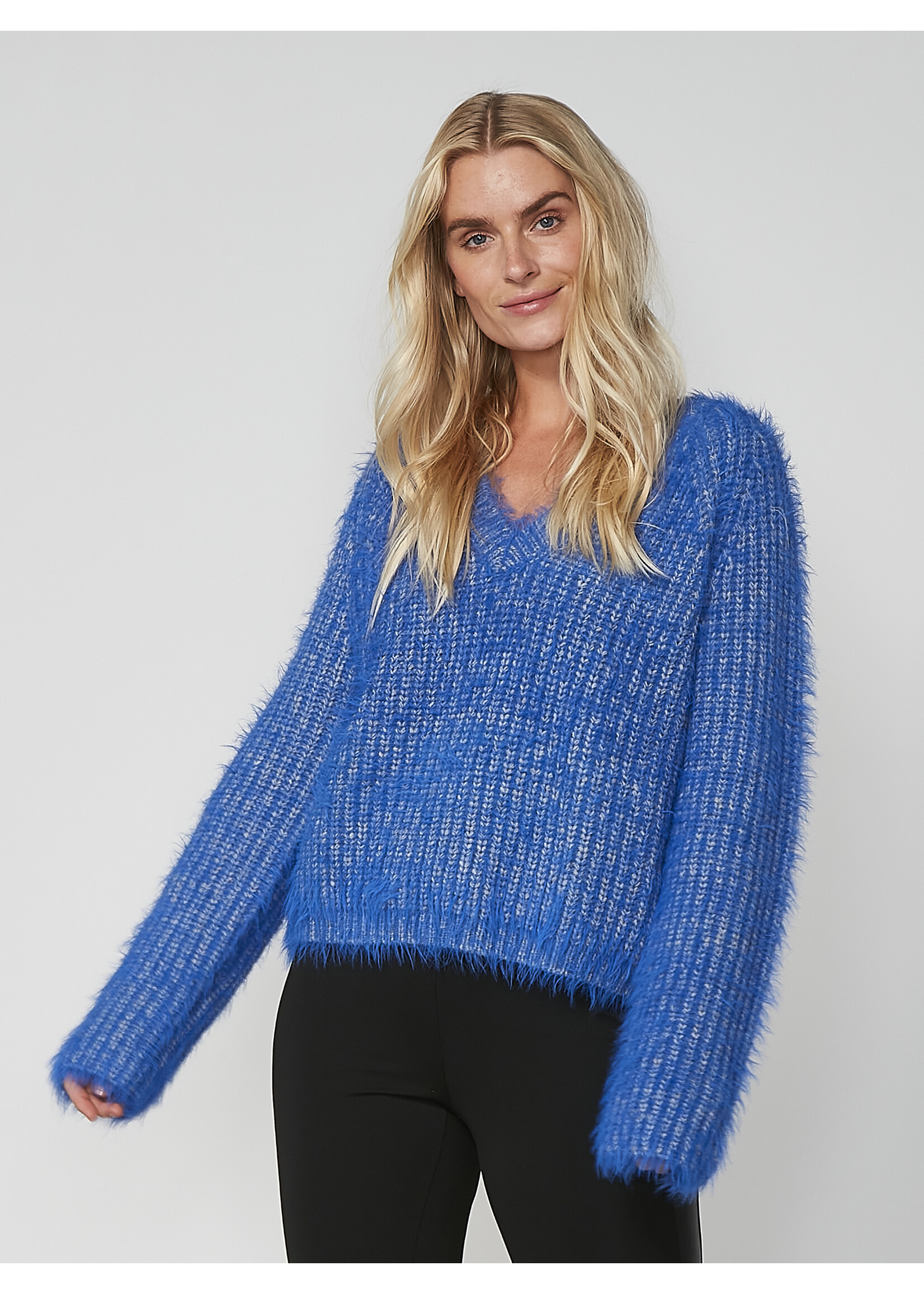 NÜ Riva Pullover knit Royal Blue mix