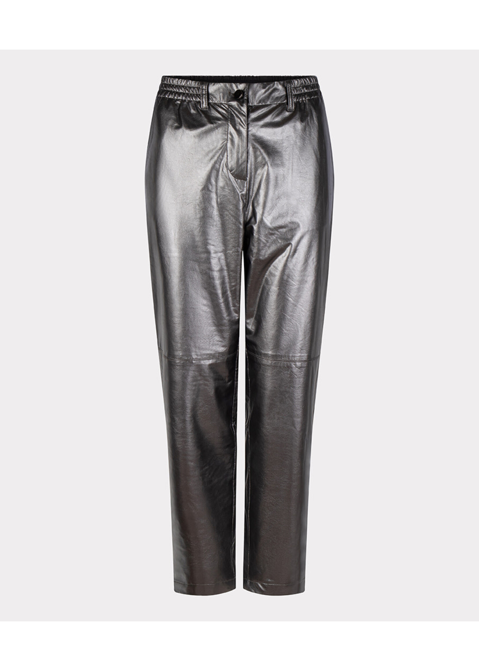 Esqualo Trousers metallic PU Silver