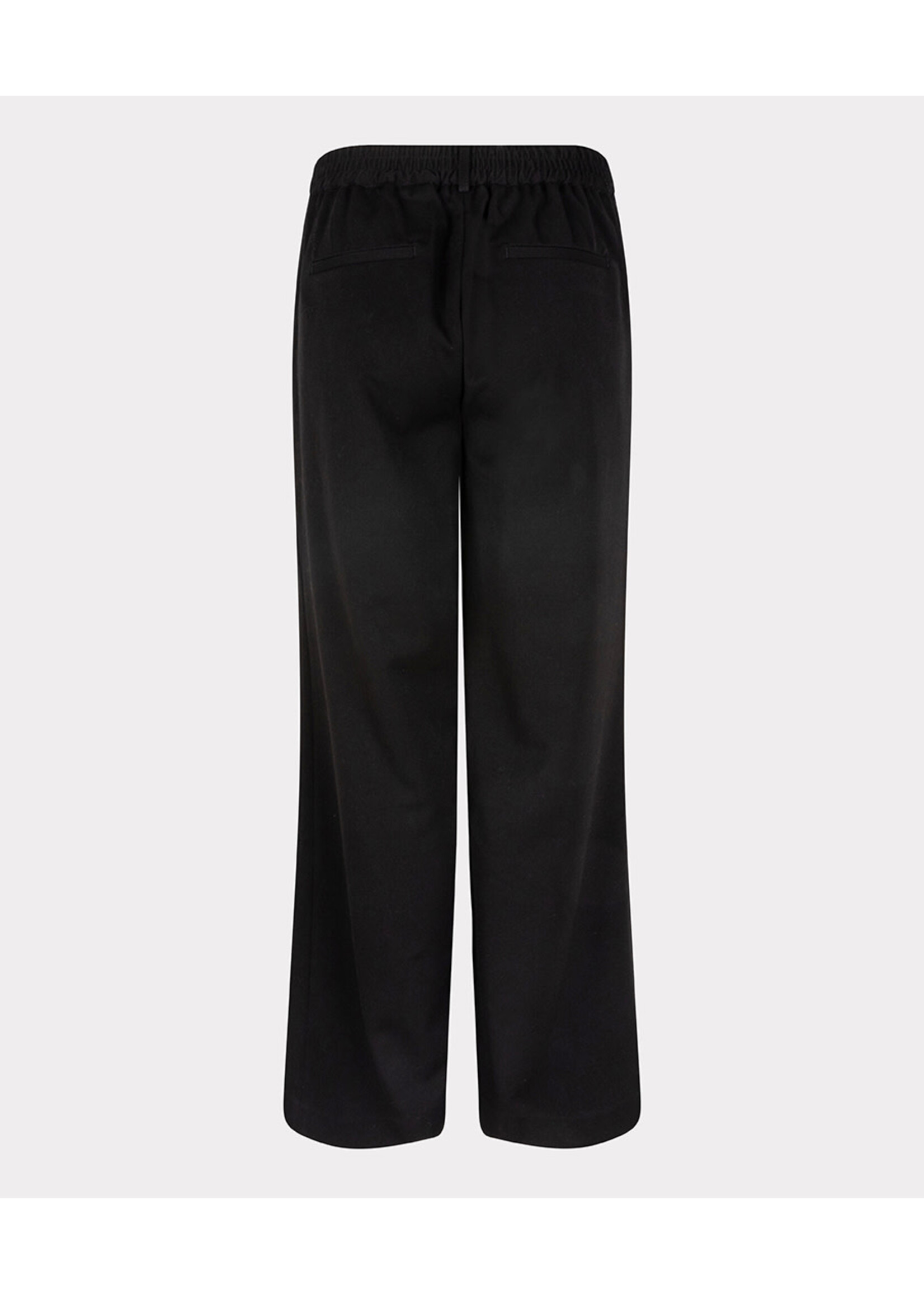 Esqualo Trousers Elastic Waist Band Black