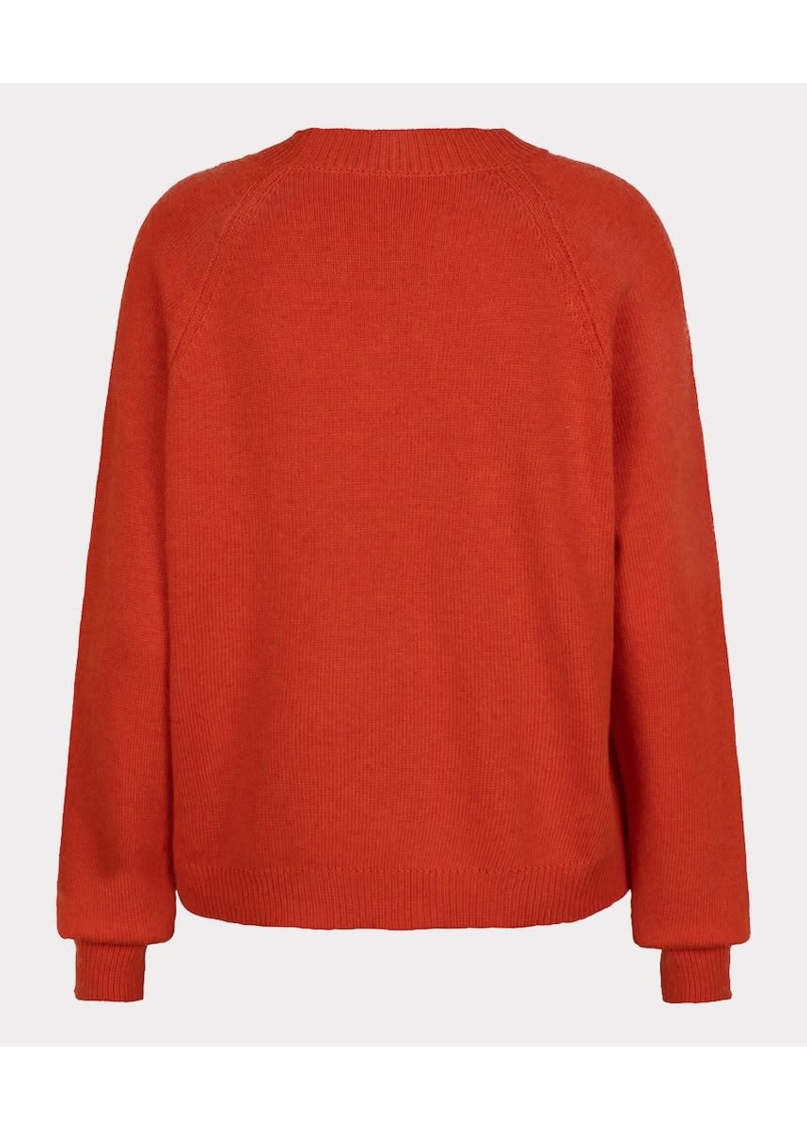 Esqualo Sweater “Magic” intarsia Oranje