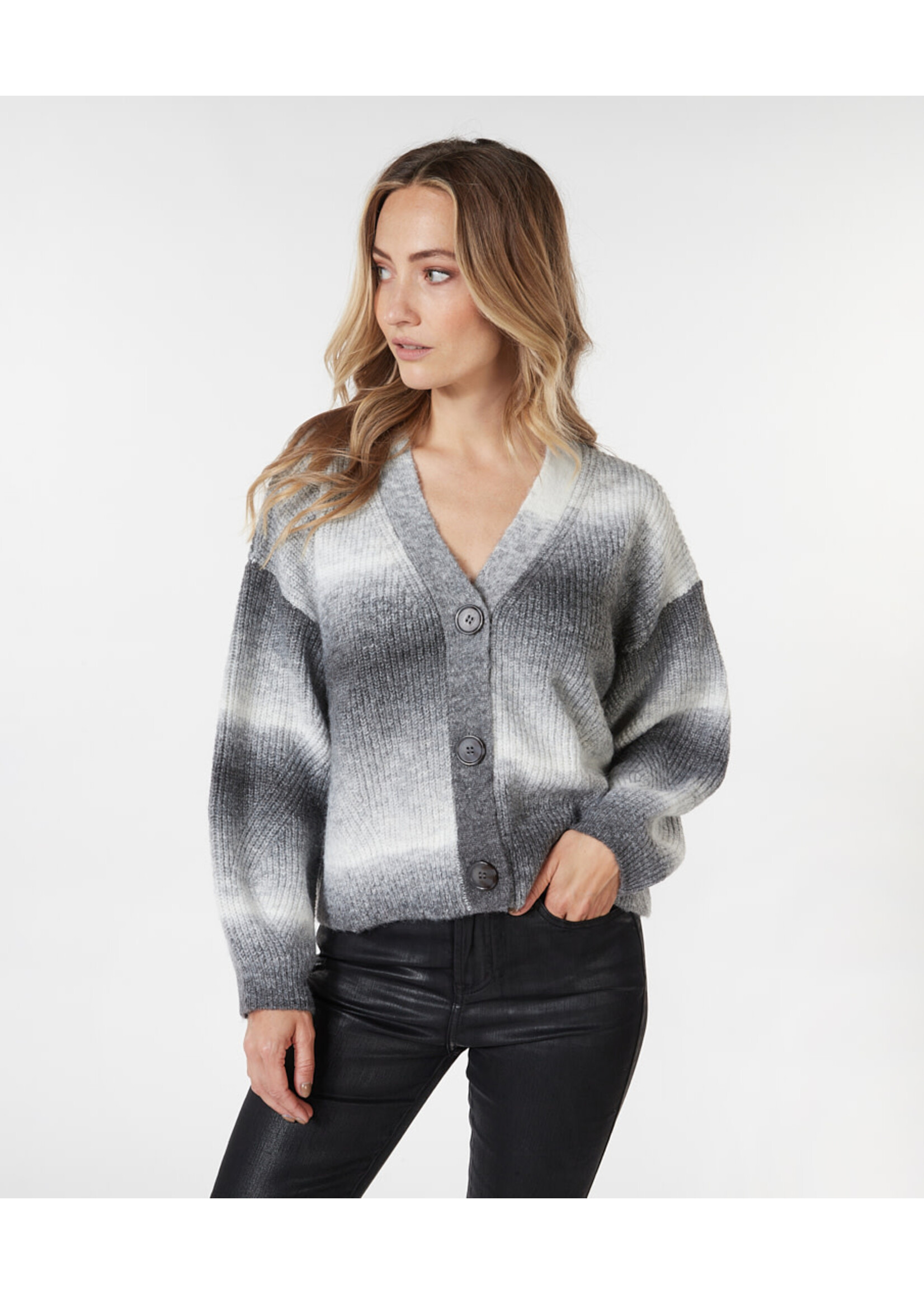 Esqualo Cardigan Multicolor Grey