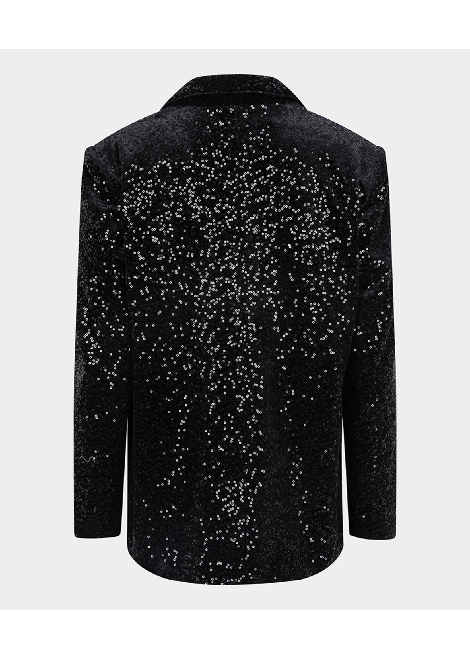 Esqualo Blazer velvet sequins Black